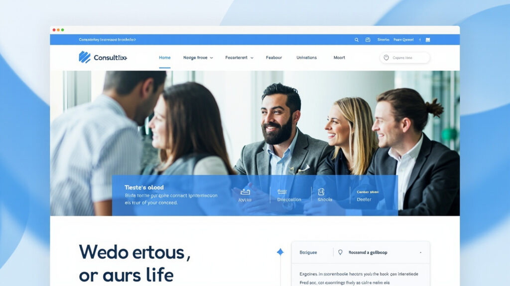 Le thème consultix pour sites de conseil